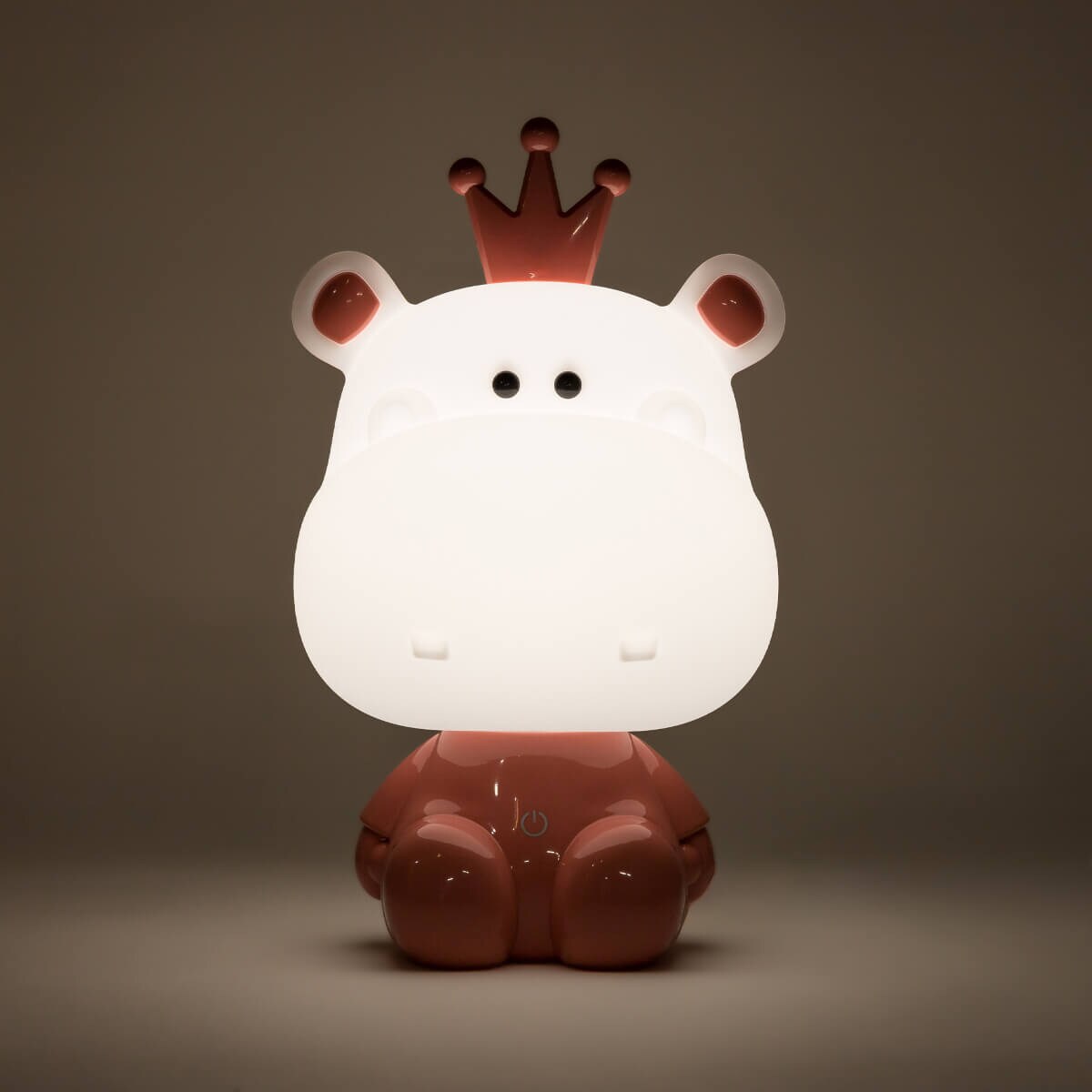 Stołowa lampka dekoracyjna Hippo KDR-613B-PK Zumaline LED 3W 4000K różowa biała