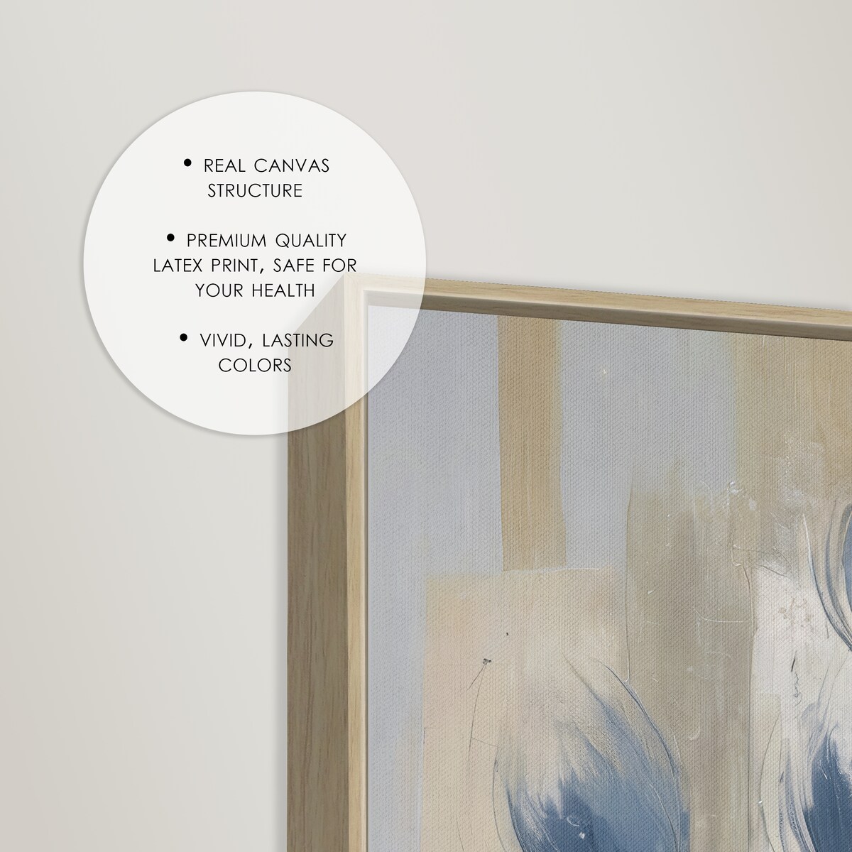 KNOR WALL ART obraz na płótnie w ramie canvas 60x90 Serenada w Azurze