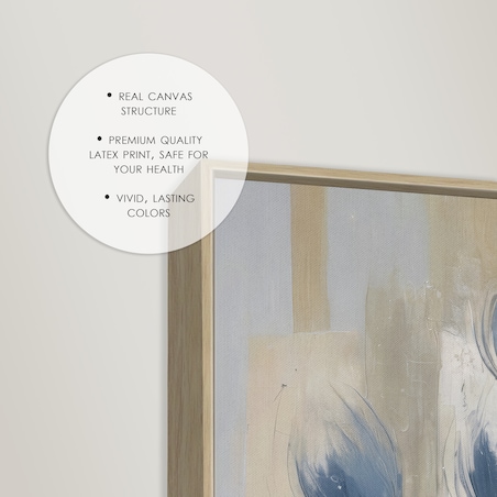 KNOR WALL ART obraz na płótnie w ramie canvas 60x90 Serenada w Azurze