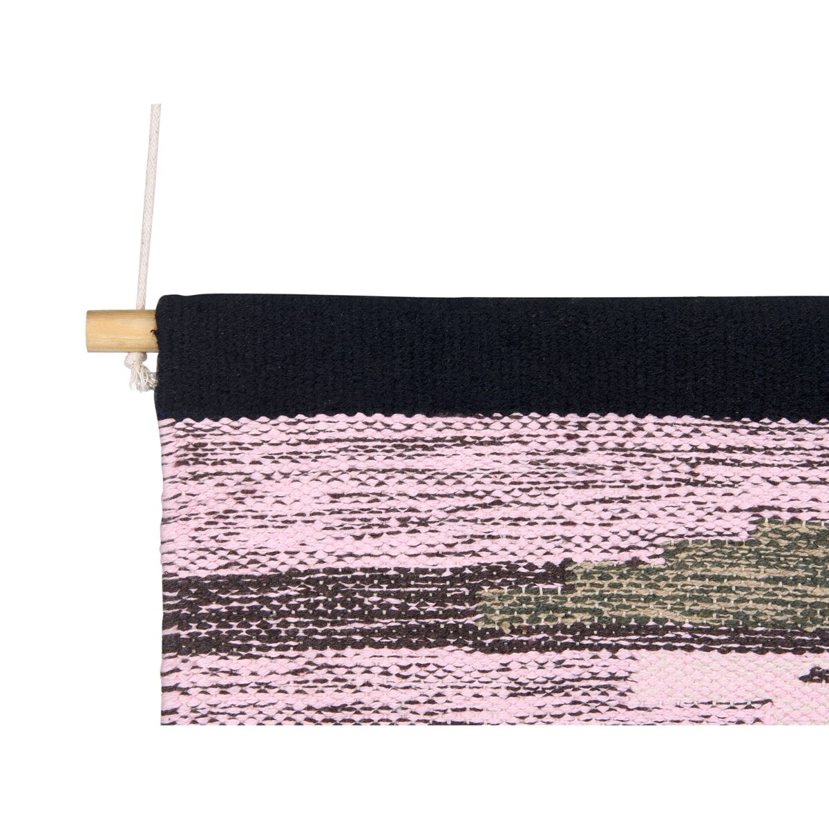 Dekoracja ścienna z frędzlami bawełniana wielokolorowa SADDA