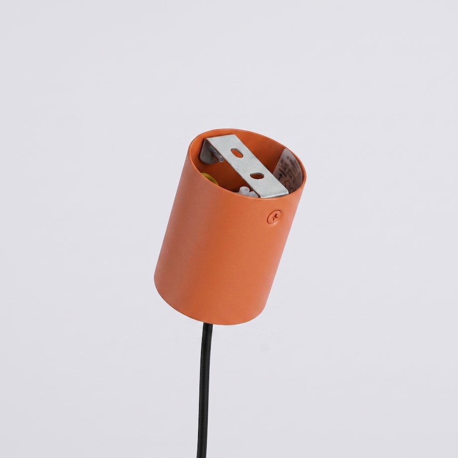 Żyrandol NOX 4L ochra czerwona