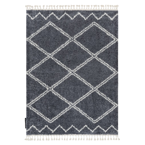 Dywan BERBER ASILA B5970 szary / biały 140x190 cm