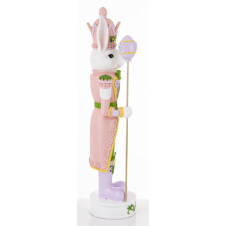 Figurka - Króliczka w różowym mundurku 62x17,5x14,5 cm SOLDATA-2 LED