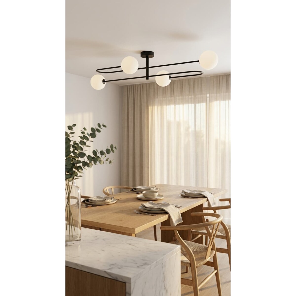 Lampa sufitowa K-5991 z serii SILA