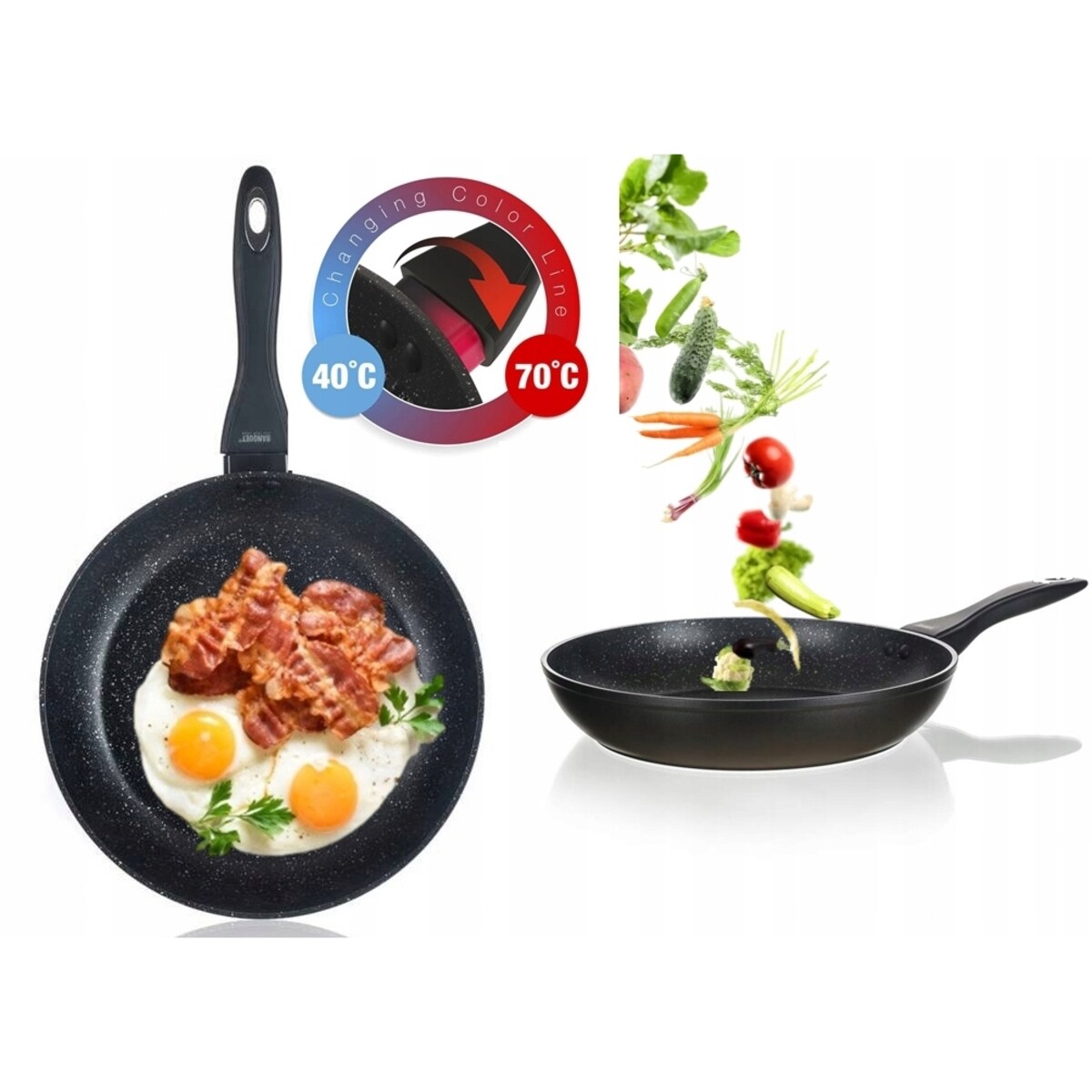 PATELNIA tradycyjna 24 cm lumia banquet wskaźnik gotowości do użycia obiad