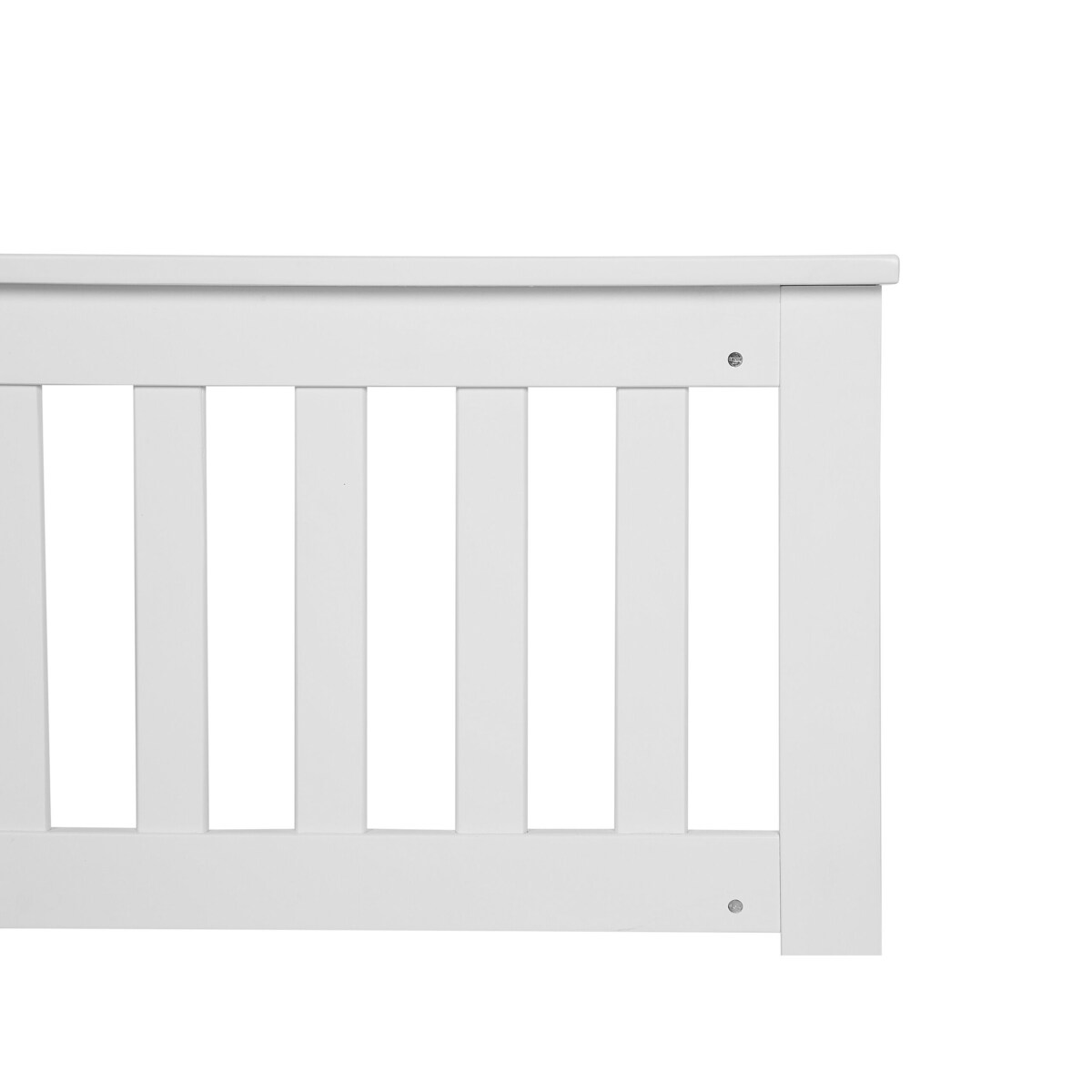 Łóżko drewniane 160 x 200 cm białe MAYENNE