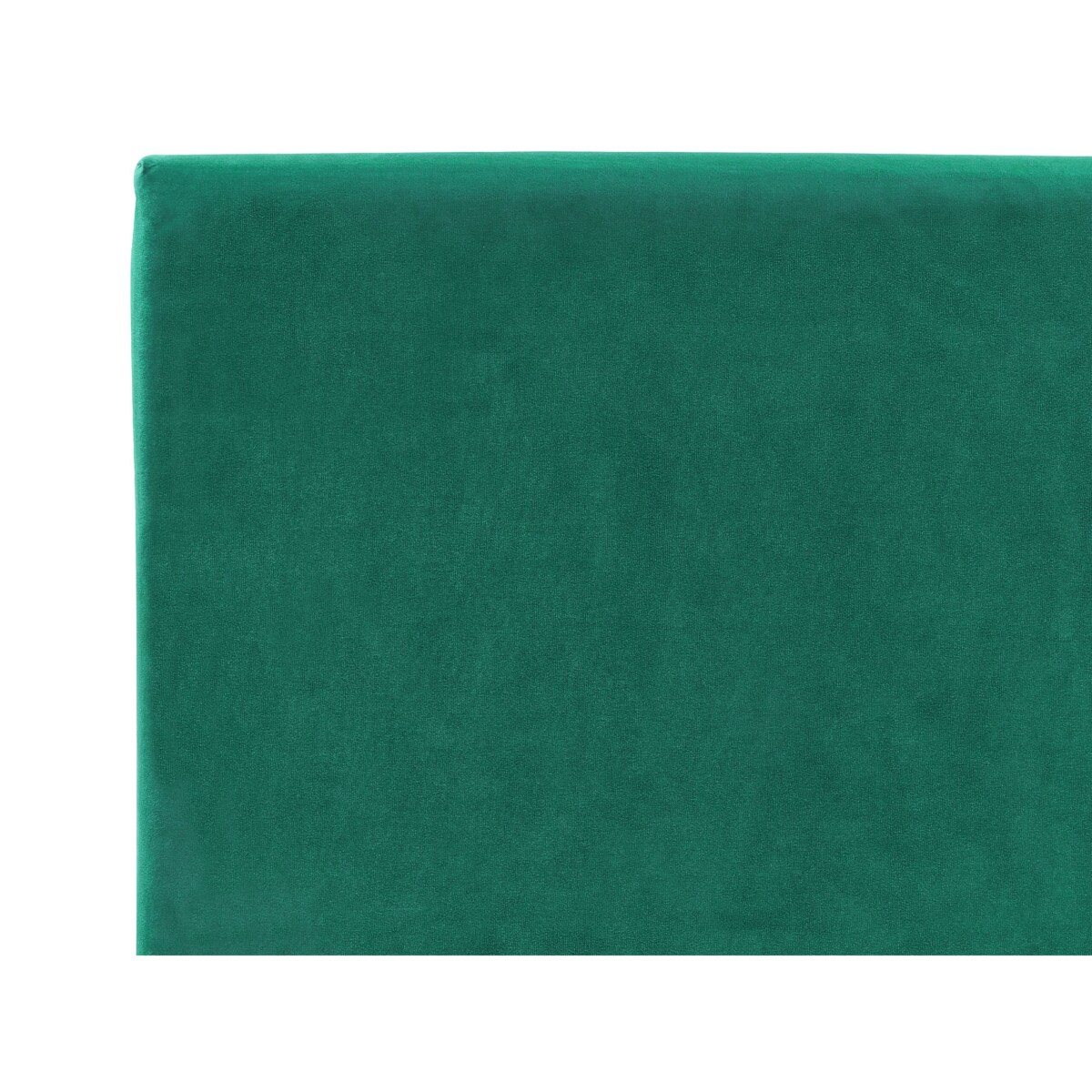 Łóżko tapicerowane 140 x 200 cm ciemnozielone FITOU