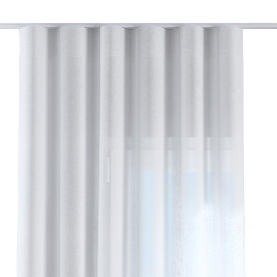 Zasłona na taśmie wave 130x260 prześwitujący ecru