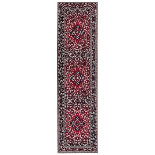 Dywan VADKADAM Bordowy 80 x 300 cm