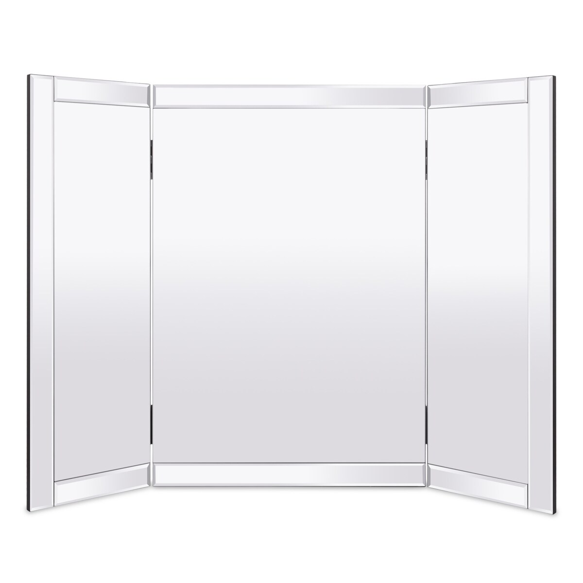 Lustro z lustrzanymi okiennicami 60x67x15 cm