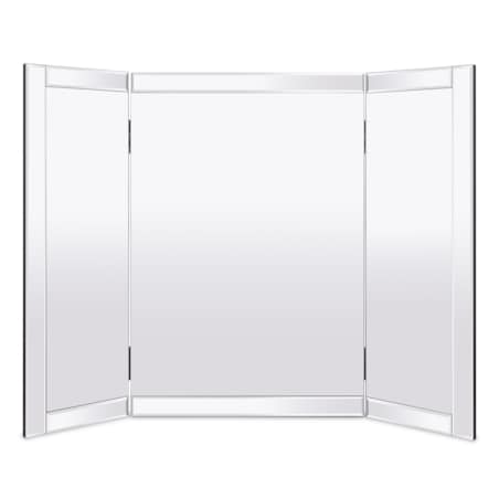 Lustro z lustrzanymi okiennicami 60x67x15 cm