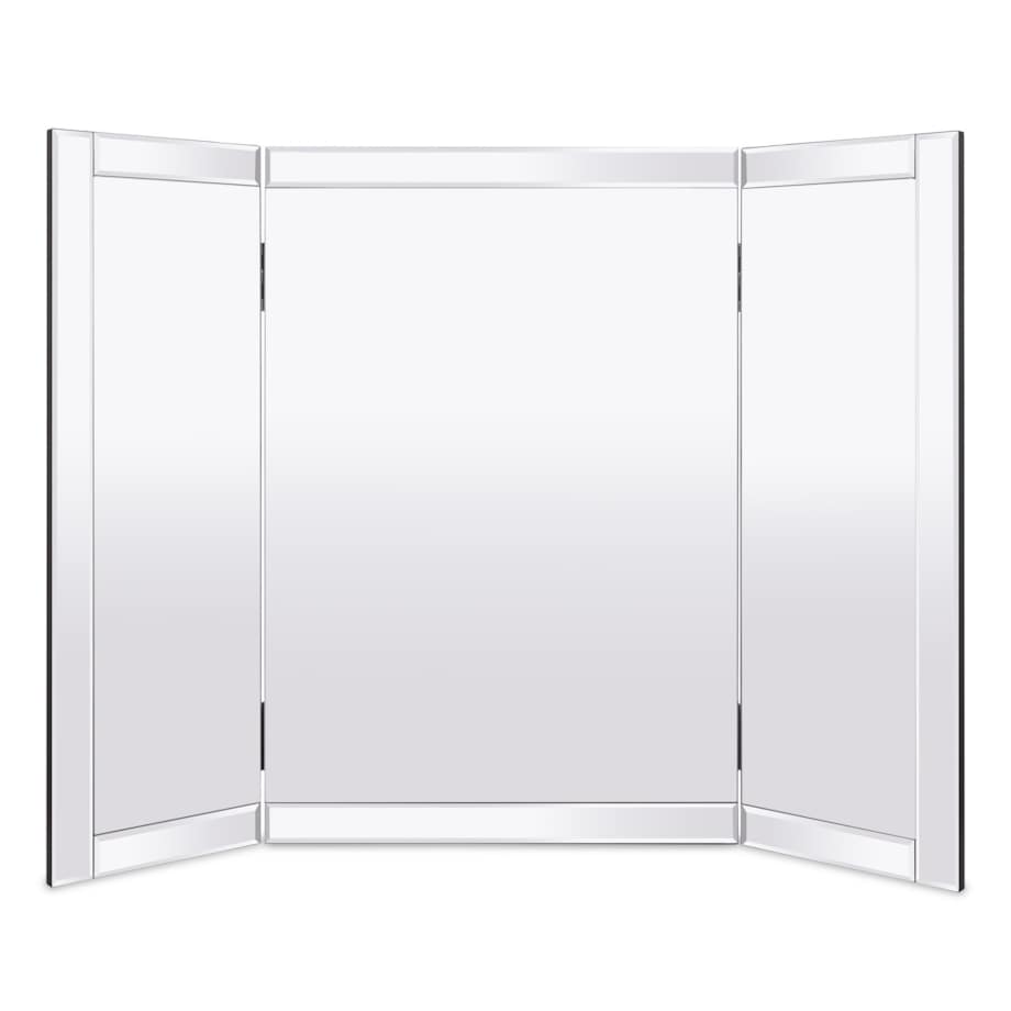 Lustro z lustrzanymi okiennicami 60x67x15 cm