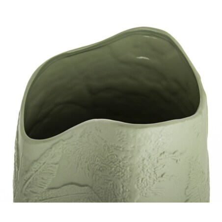 Wazon porcelanowy 36x19x17 cm MELINDA zielona