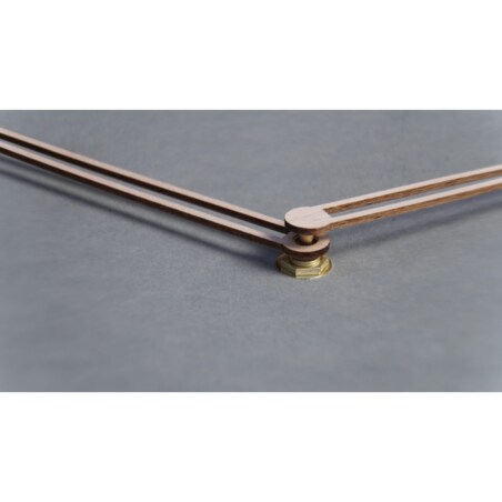 Duży zegar ścienny czarny do salonu 50cm