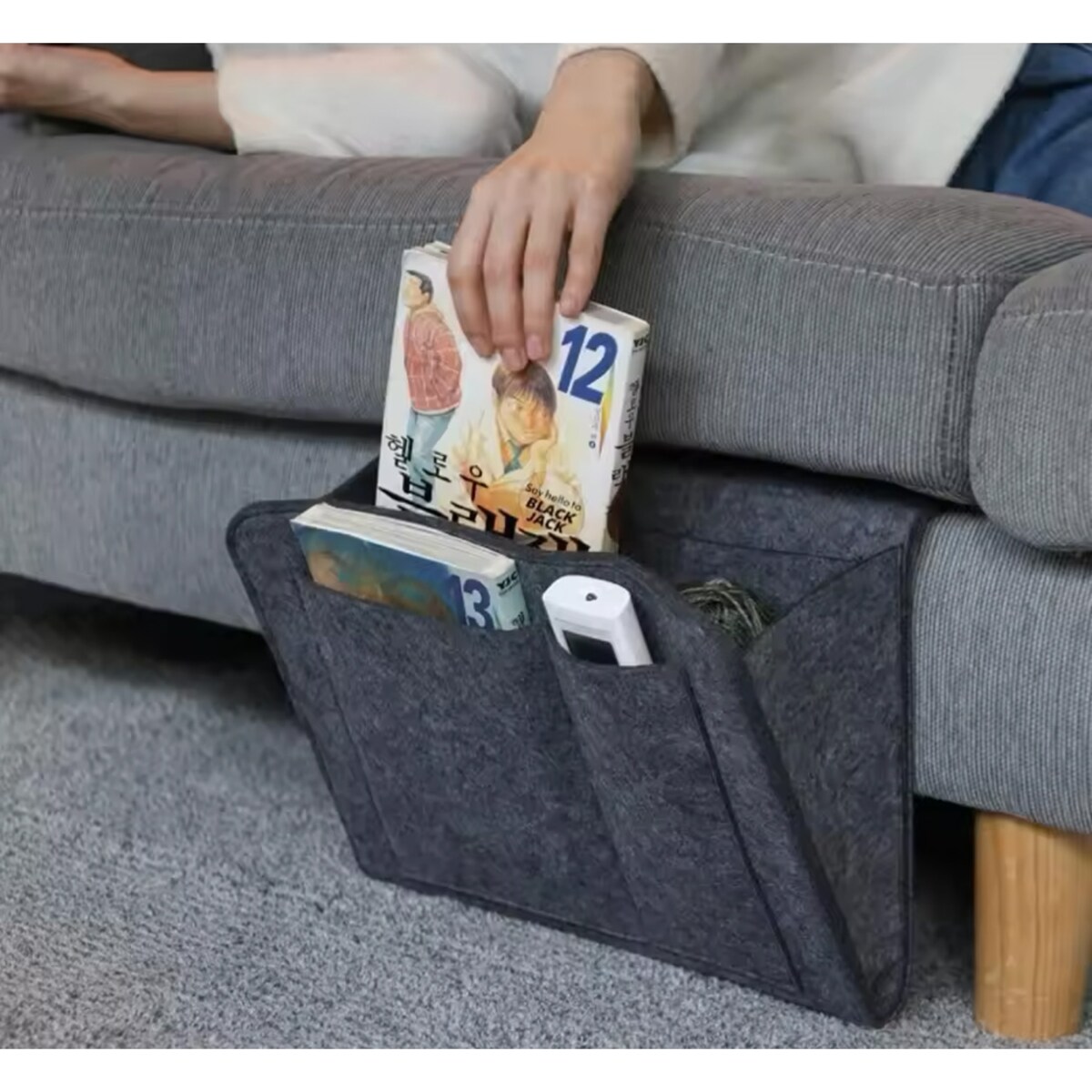 Kieszeń schowek filcowy SHP NUDE brązowy