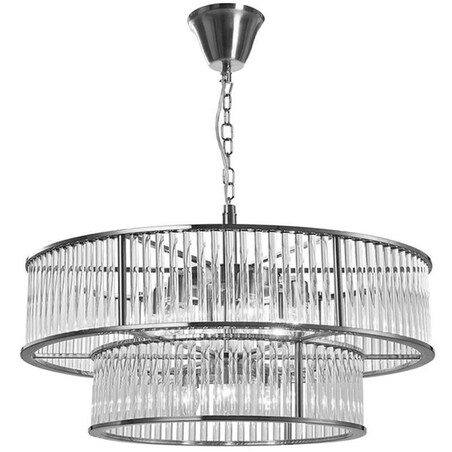 Lampa sufitowa wisząca kryształowa chrom 8xE14 APP1563-8CP