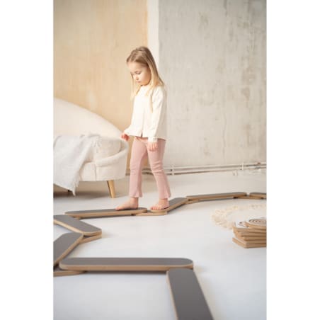 Równoważnia mostek - aż 4 metry ścieżki! - szara