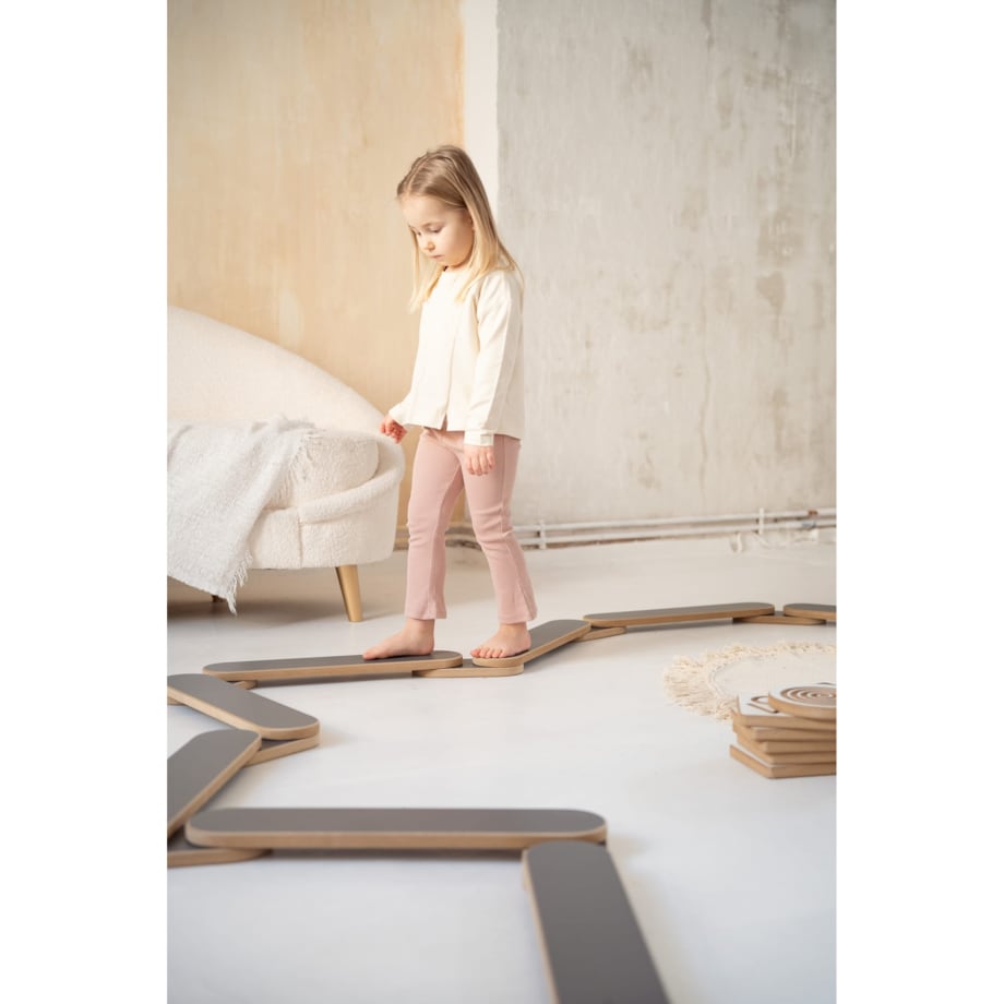 Równoważnia mostek - aż 4 metry ścieżki! - szara