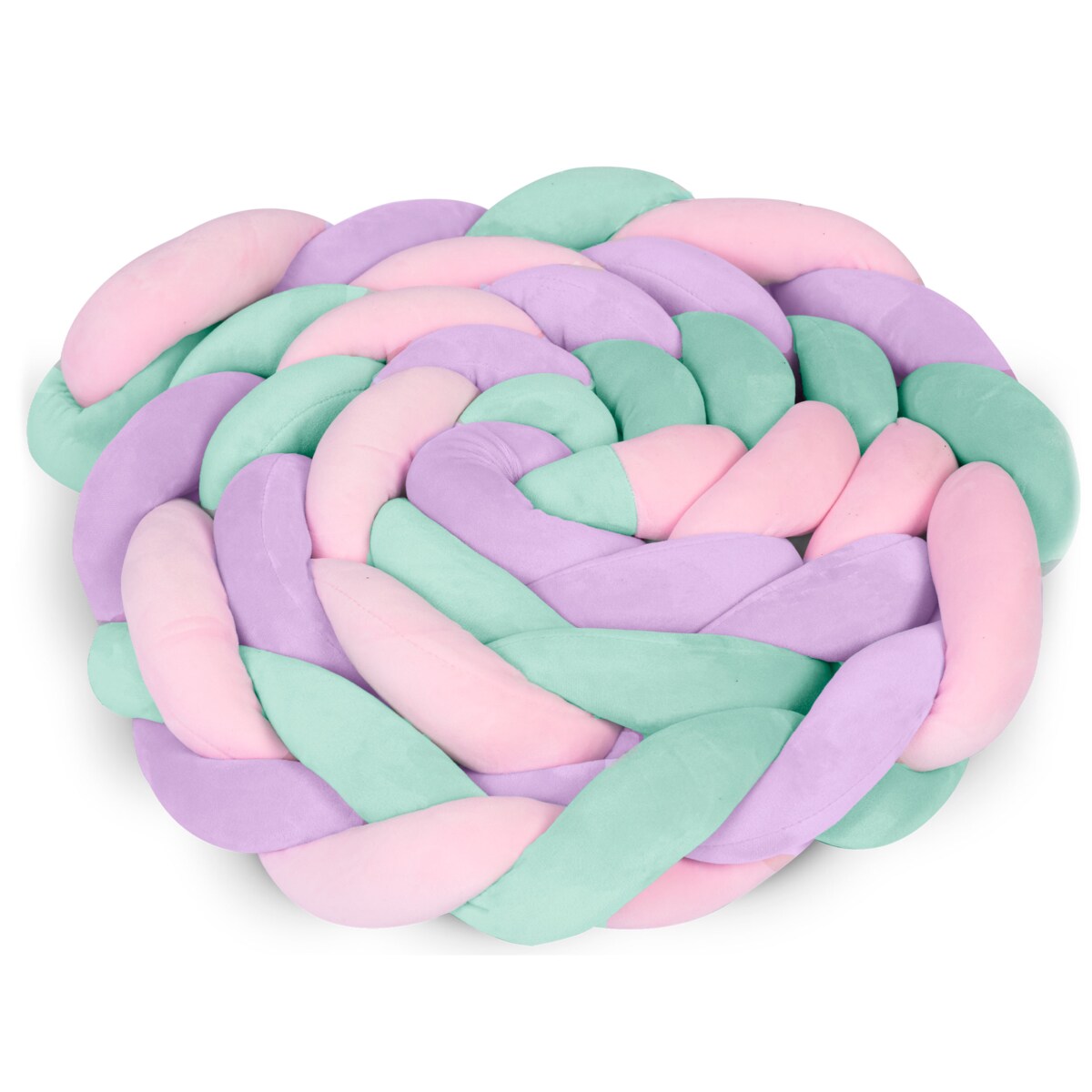 Ochraniacz do łóżeczka warkocz otulacz pleciony 3m Ricokids