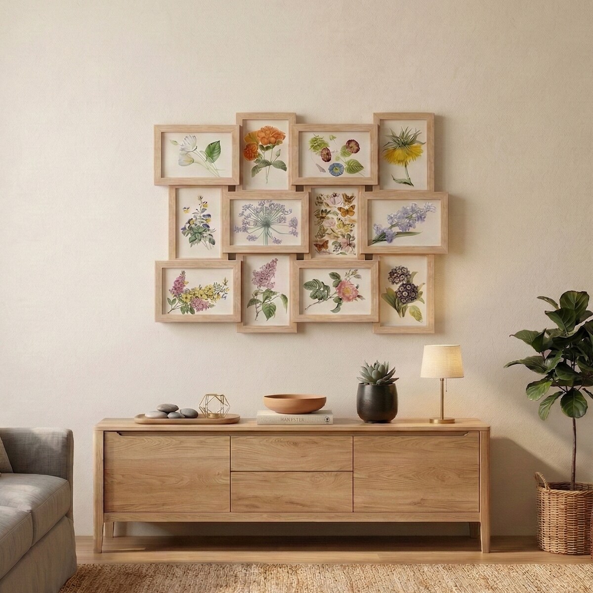 Multiramka na 12 zdjęć FINES, 45 x 59 cm