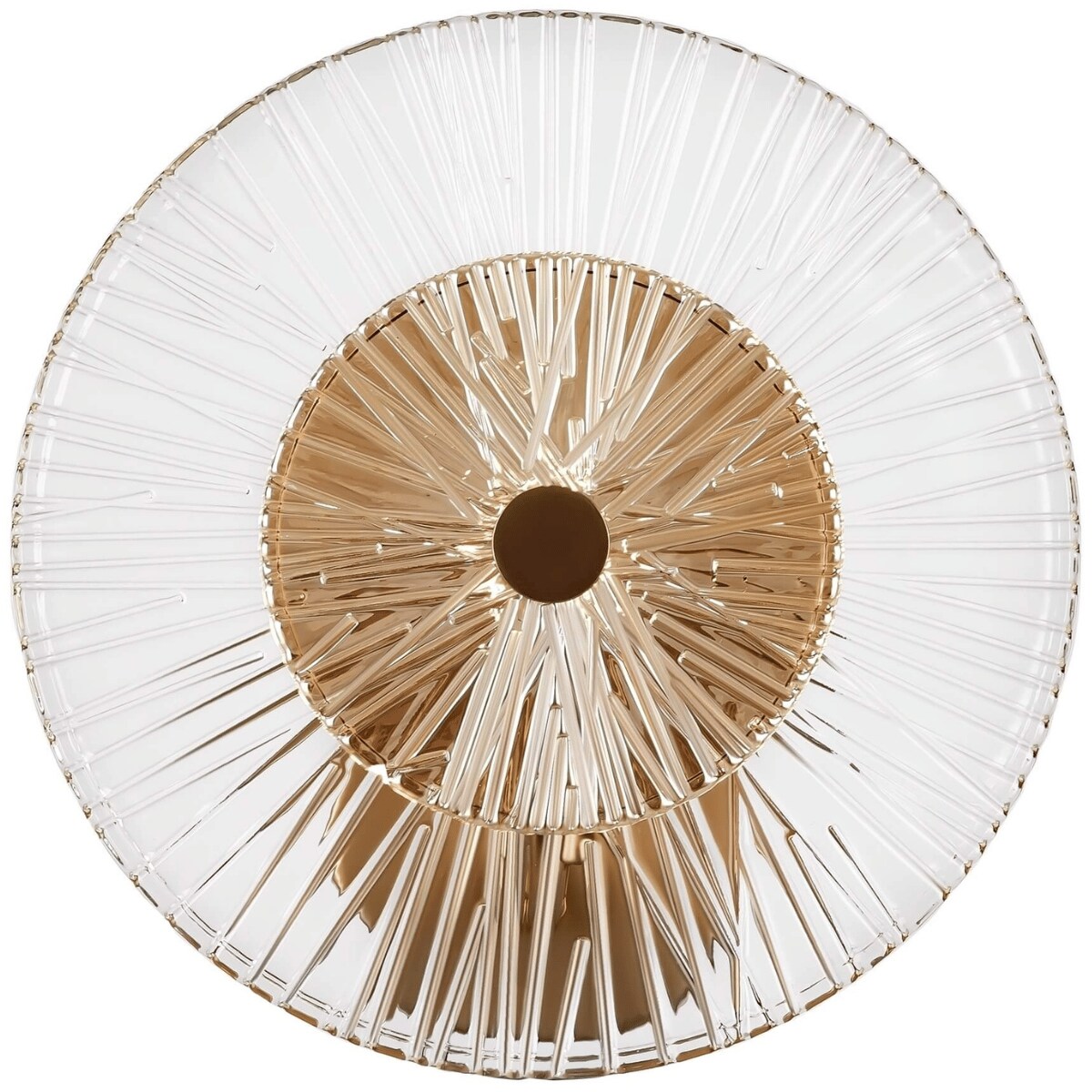 Kinkiet okrągły Aster MOD007WL-01G kryształowy złoty