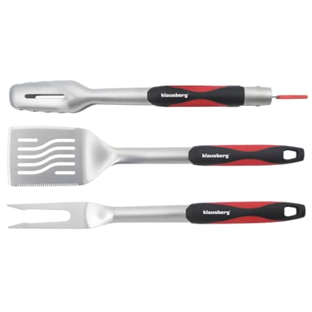 Zestaw przyborów do grilla 3 elementy narzędzia do grillowania KLAUSBERG