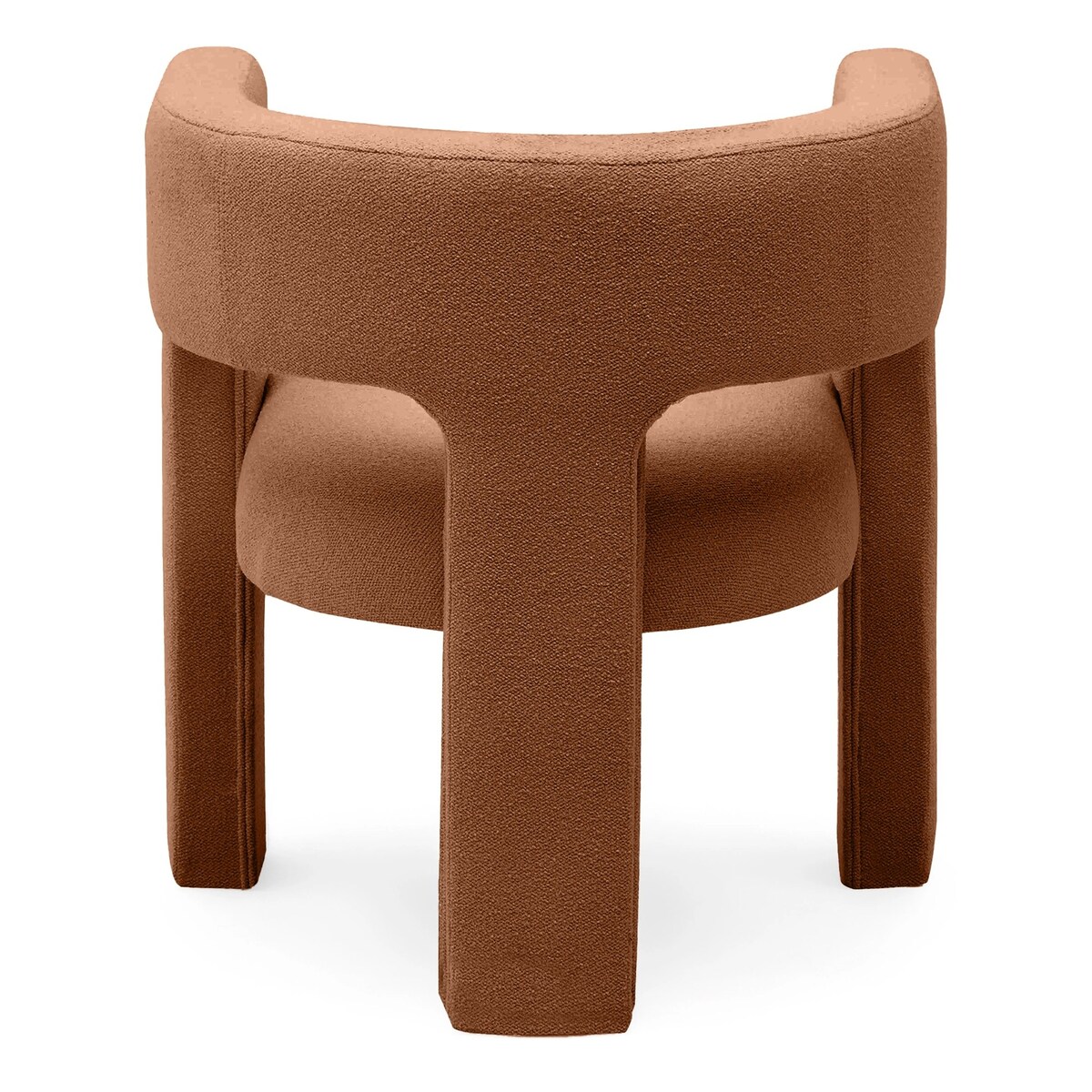 Fotel wypoczynkowy miedziany bouclé Tiana