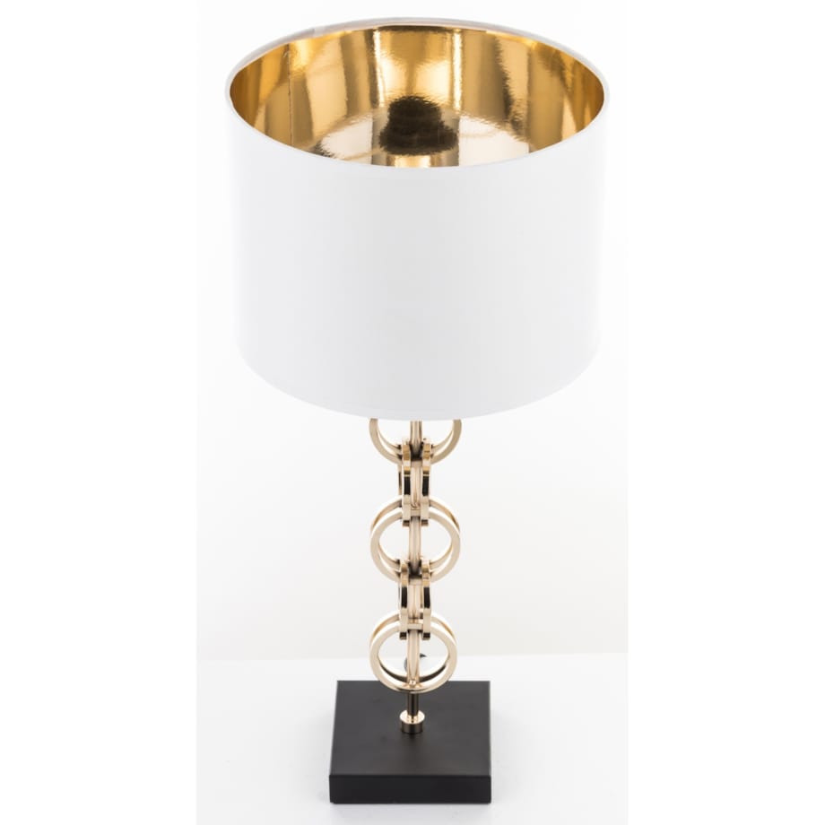 Lampa stołowa 55x25x25 cm CATENA z czarną podstawą