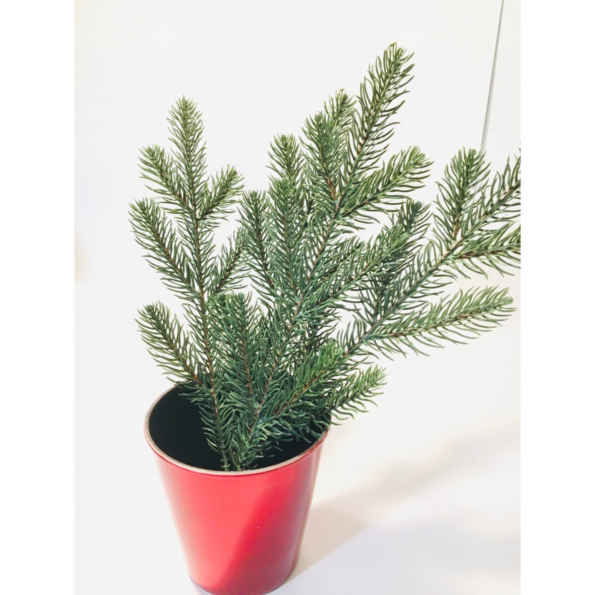 SZTUCZNA GAŁĄZKA jak żywa sosna świerk PIK 6szt na bukiet stroik zielona