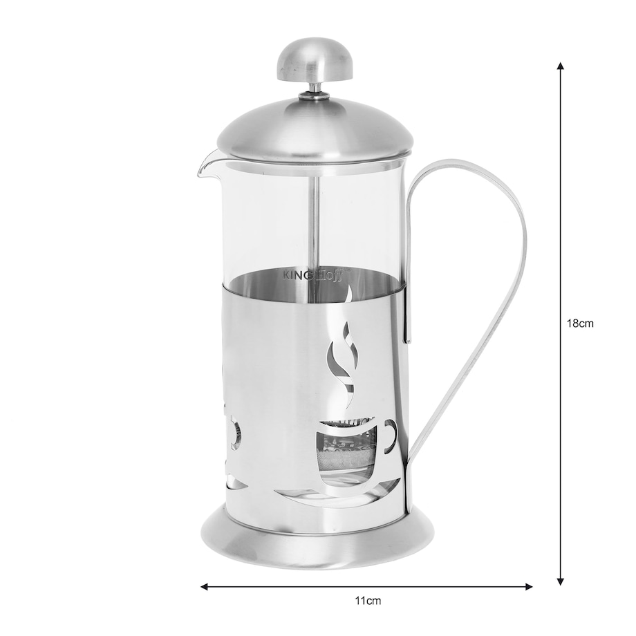 Zaparzacz tłokowy do herbaty kawy french press 350ml KINGHOFF