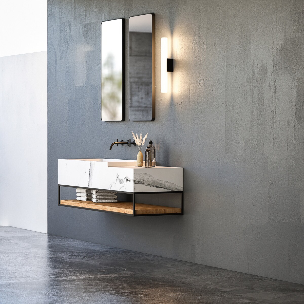 Kinkiet Light Prestige Linea transparentny LED CCT 3000K/4000K/6000K (regulowana) 1 szt.