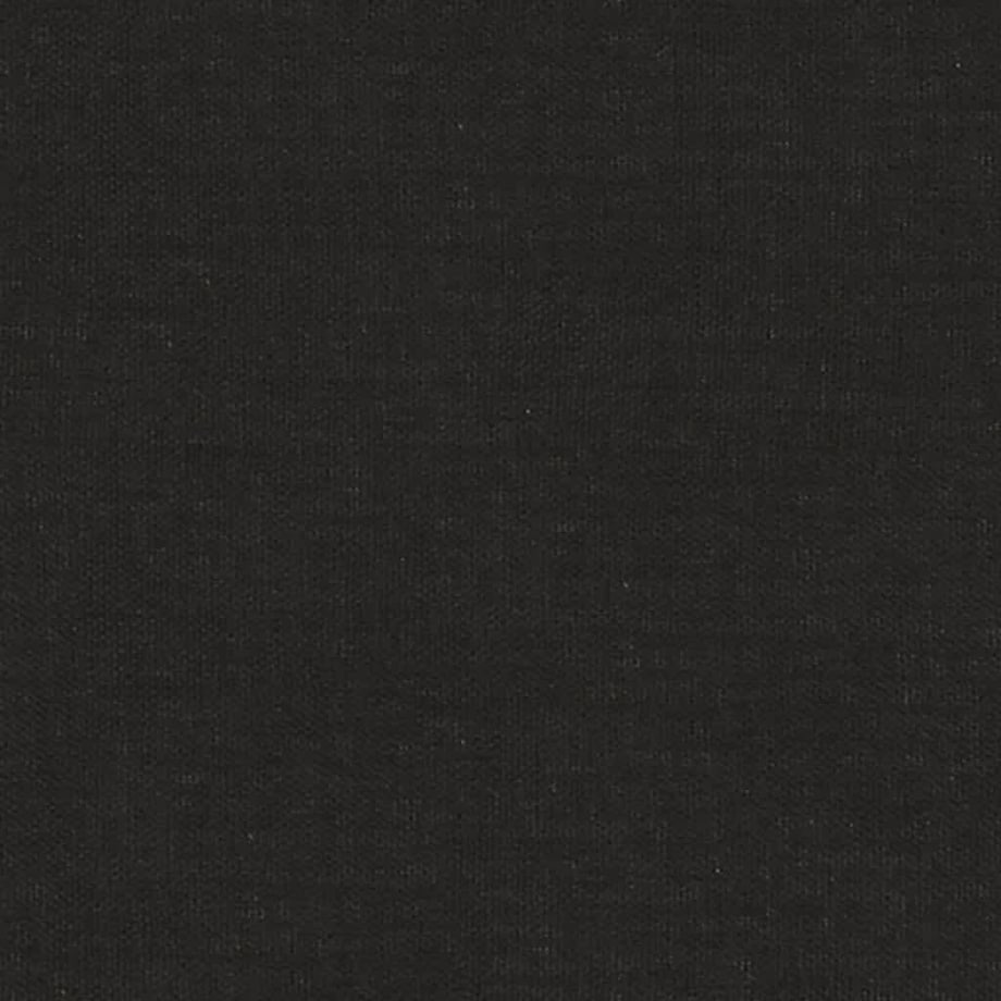 vidaXL Fotel bujany, czarny, tapicerowany tkaniną