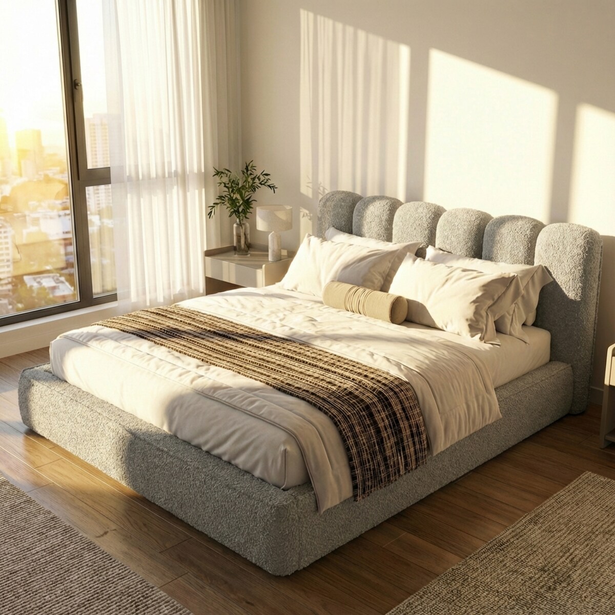 Łóżko Tapicerowane Veneto 140X200 Stelaż Pojemnik Na Pościel Loop 17