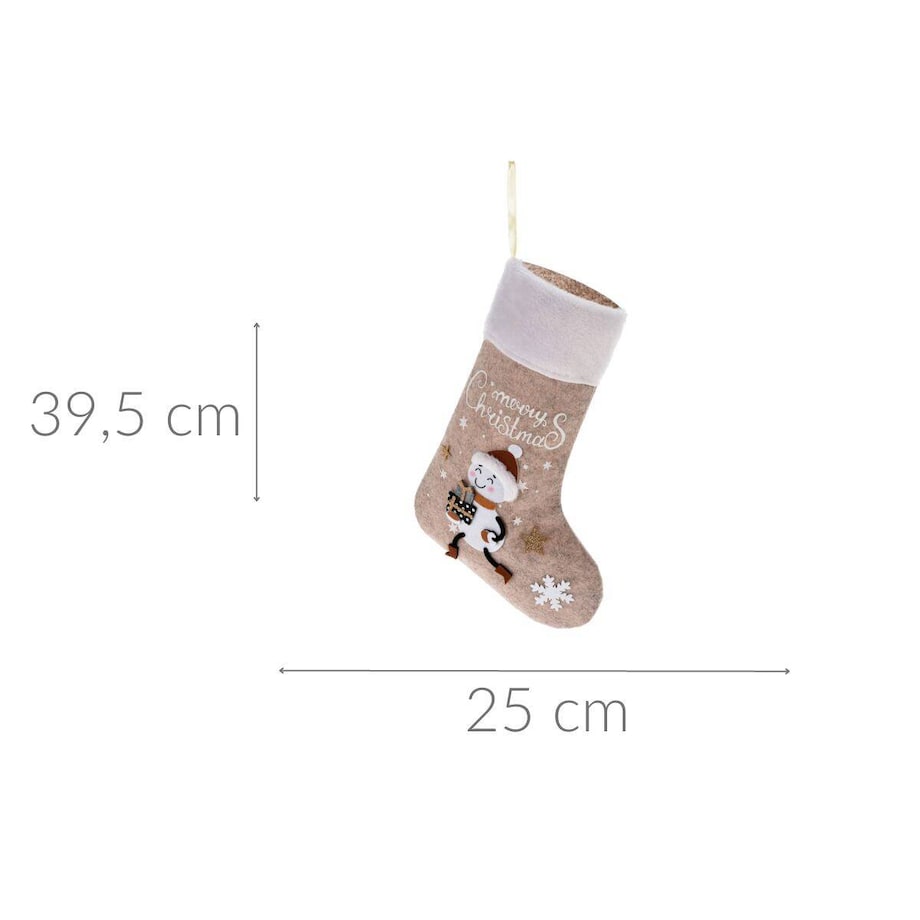 Skarpeta świąteczna na kominek, 25 x 39,5 cm