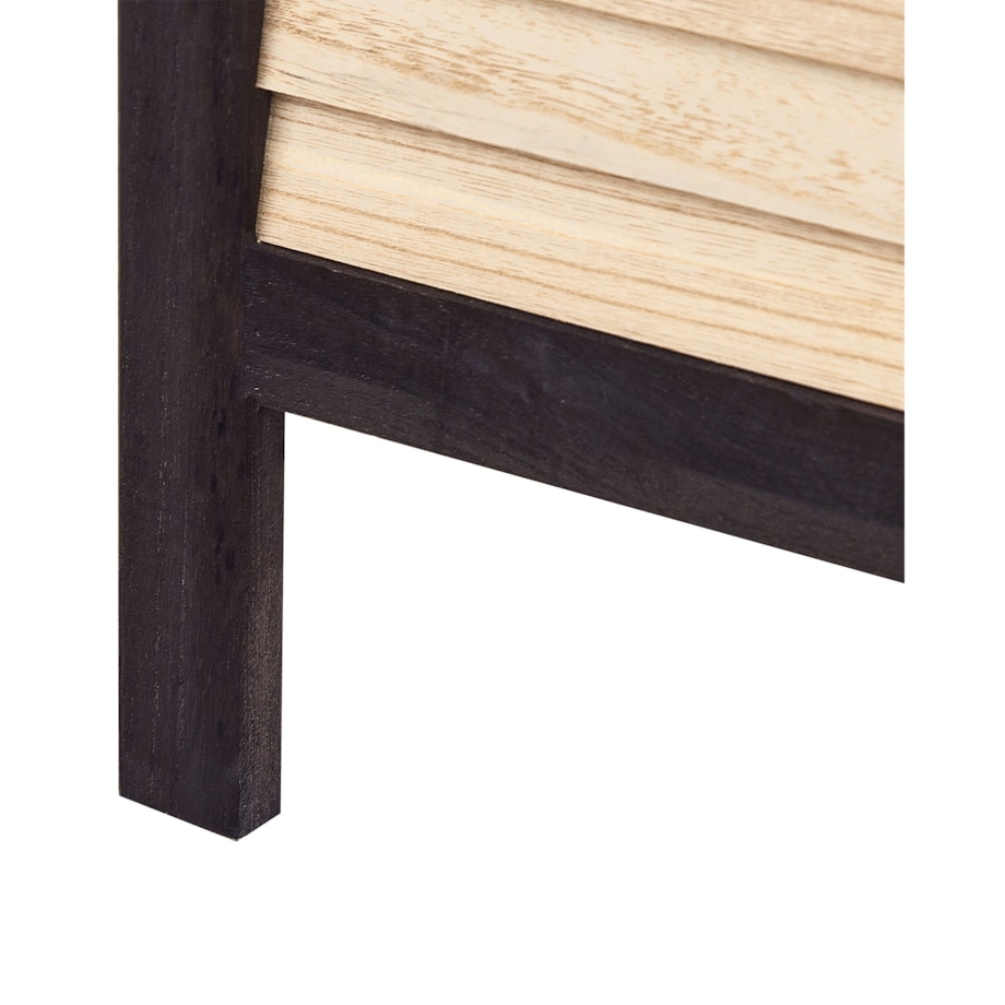 4-panelowy parawan pokojowy BRENNERBAD Brązowy/ czarny 164 cm 170 cm