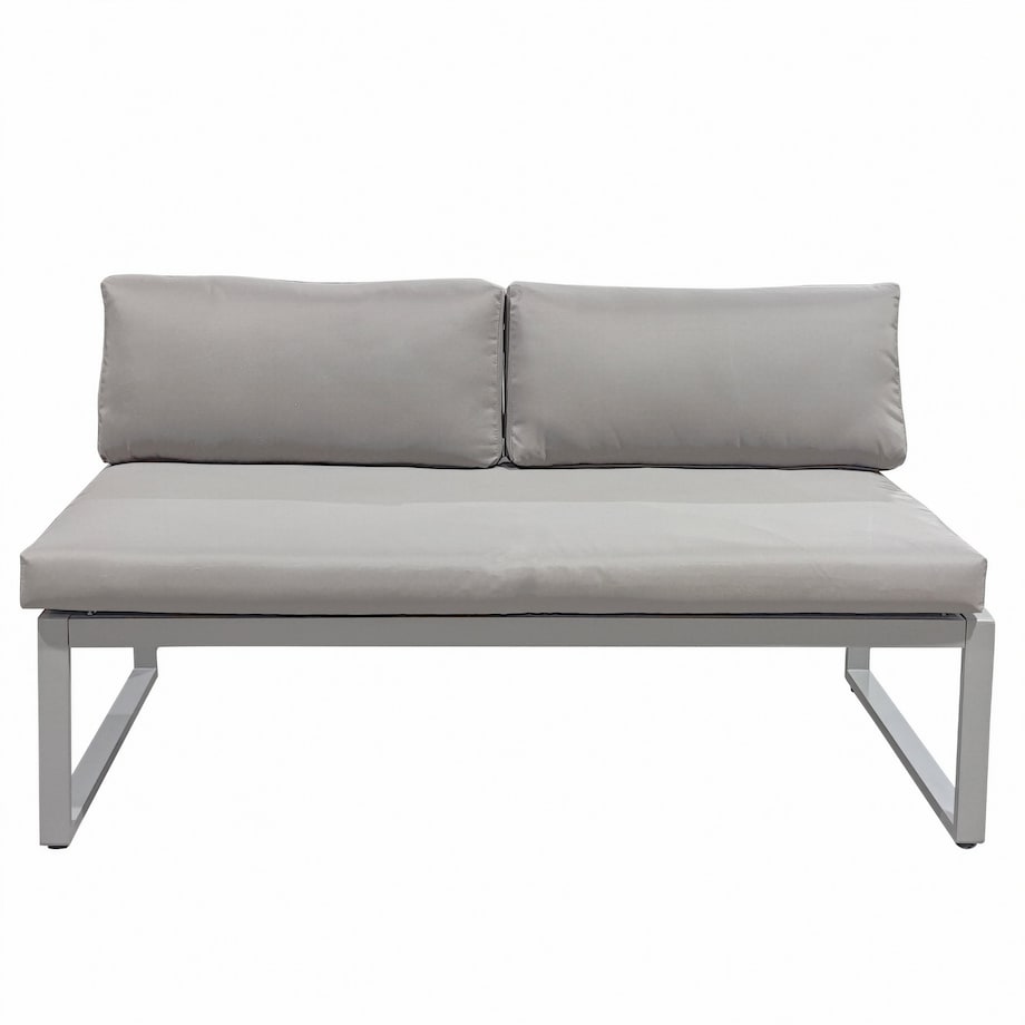Zestaw MEBLI ogrodowych SOFA aluminiowa modułowa MODUŁOWY ogrodowe na TARAS