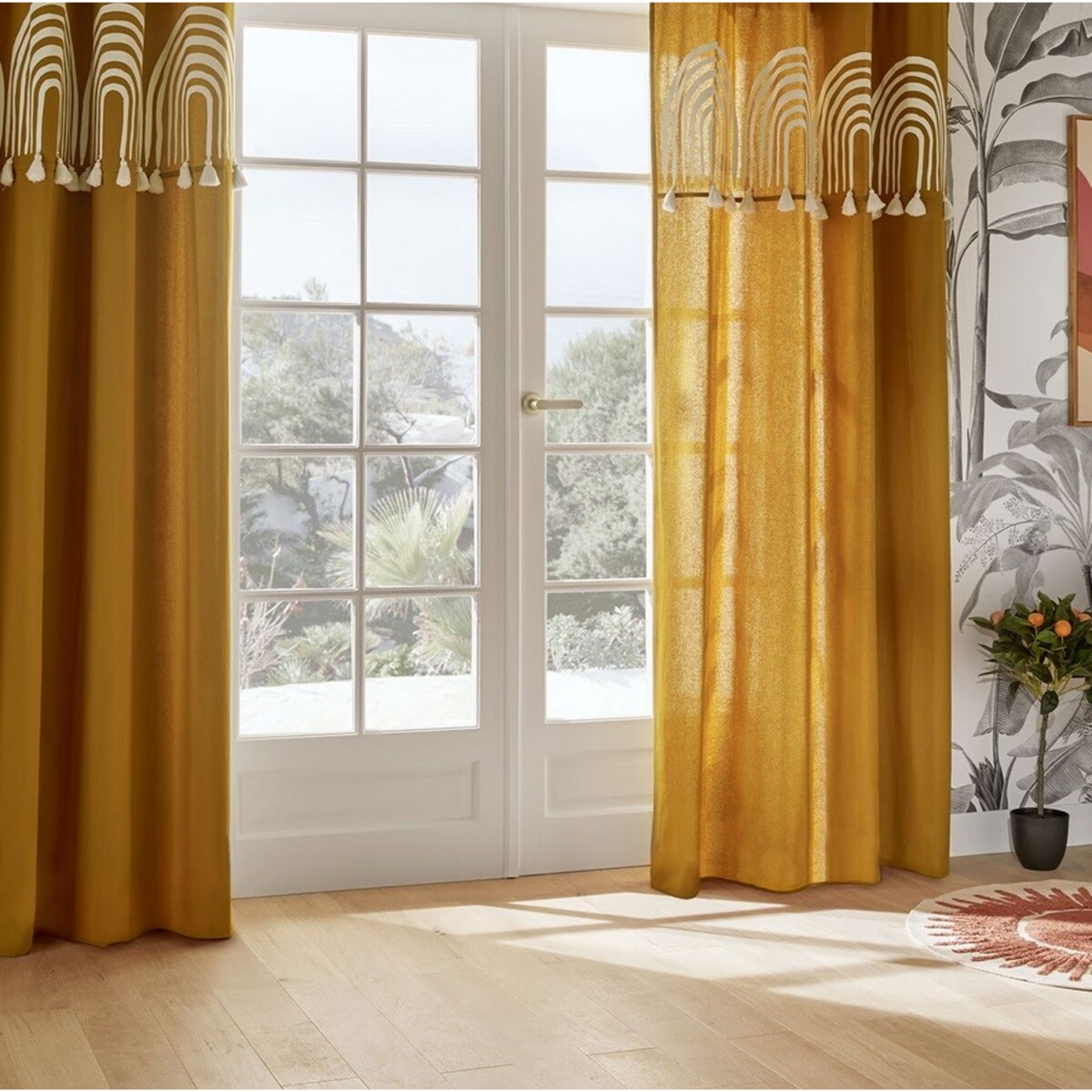 Zasłona zaciemniająca bawełniana Solana 140x260 cm