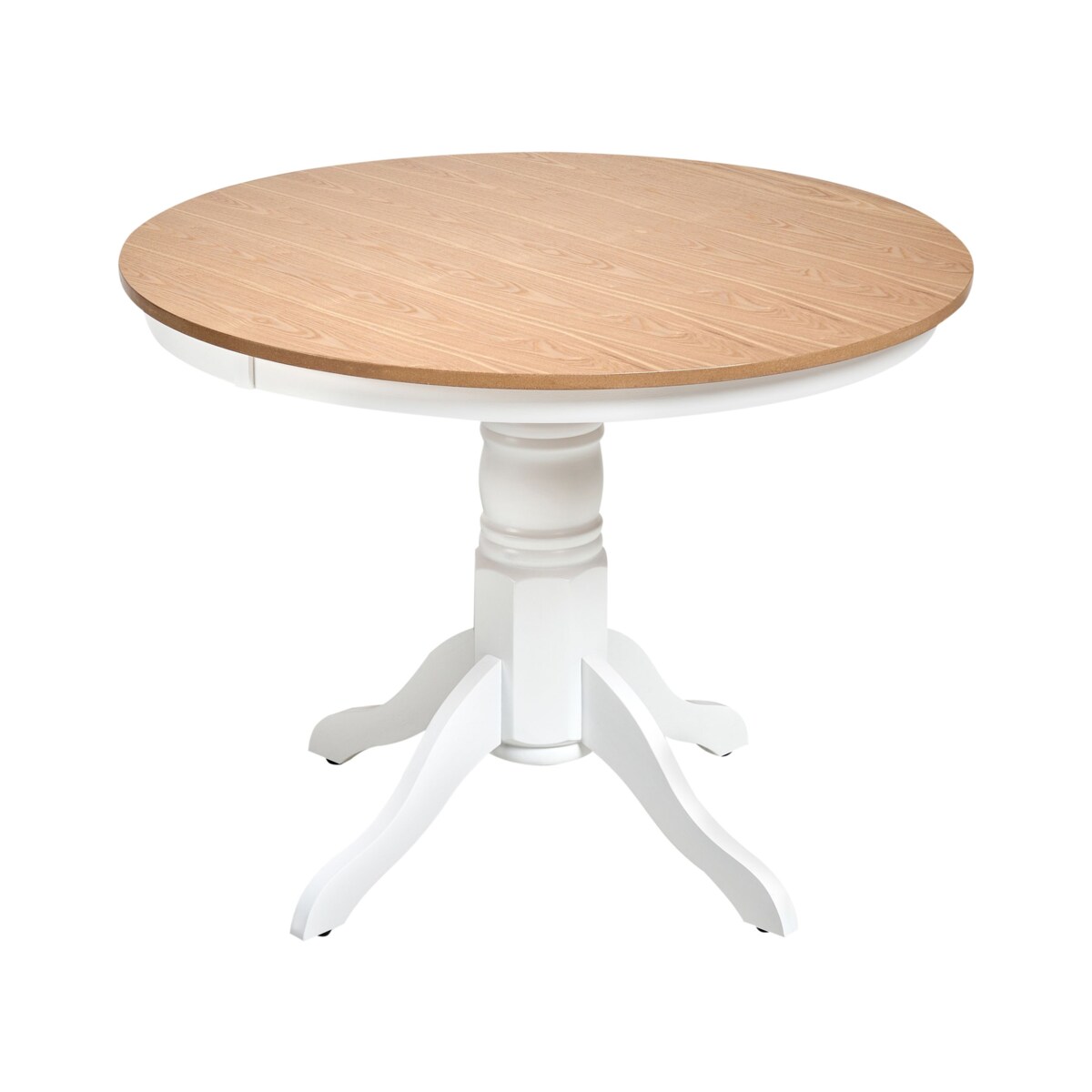 Stół do jadalni AKRON Jesion jasny 100 cm 100 cm Drewno