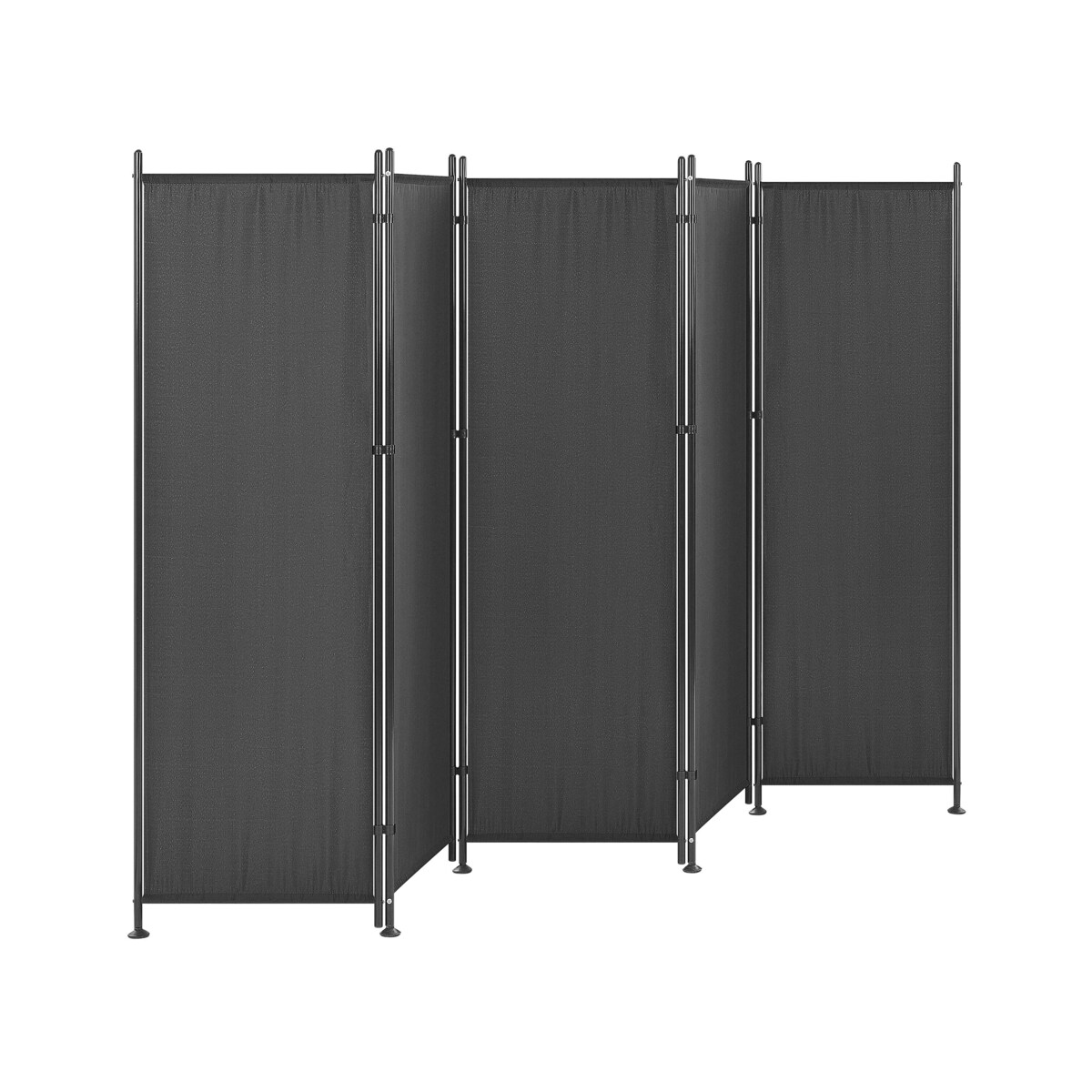5-panelowy składany parawan pokojowy 270 x 170 cm czarny NARNI