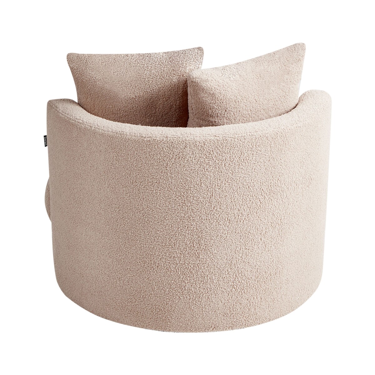 Fotel DALBY Boucle Beżowy