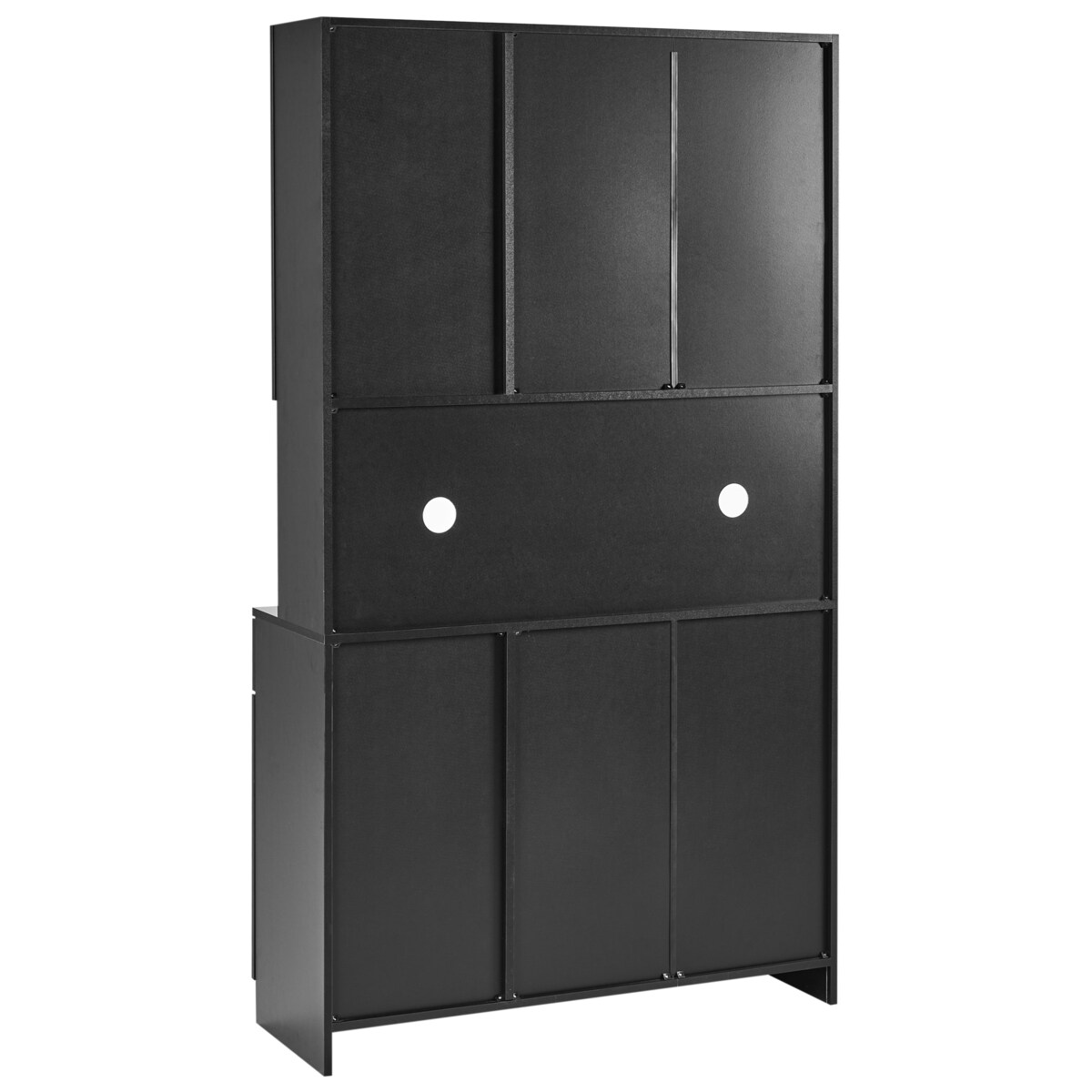 Witryna LANGFORD Drewno Czarny