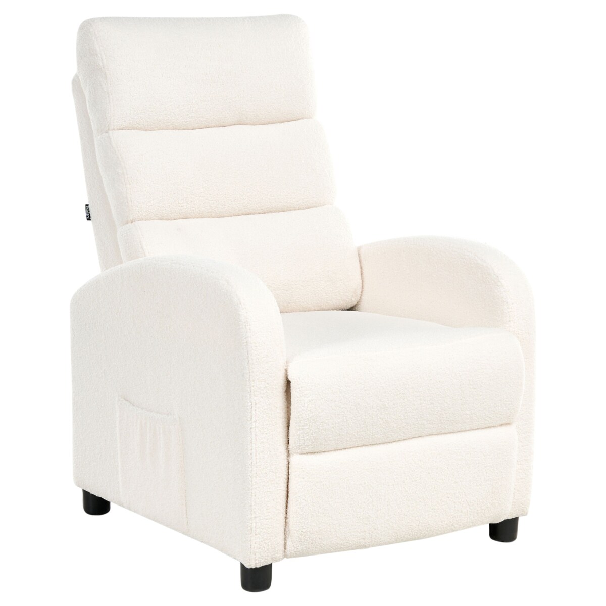 Rozkładany fotel OTUS Boucle Złamana biel