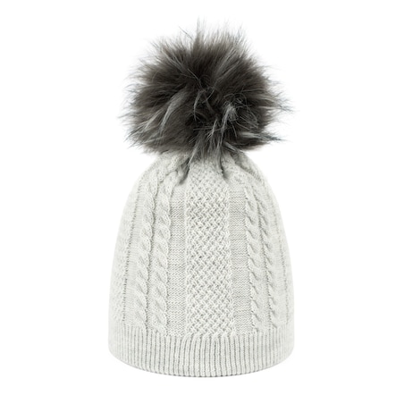 Czapka Ula Jasny Szara Jasny Szary, Uniwersalny