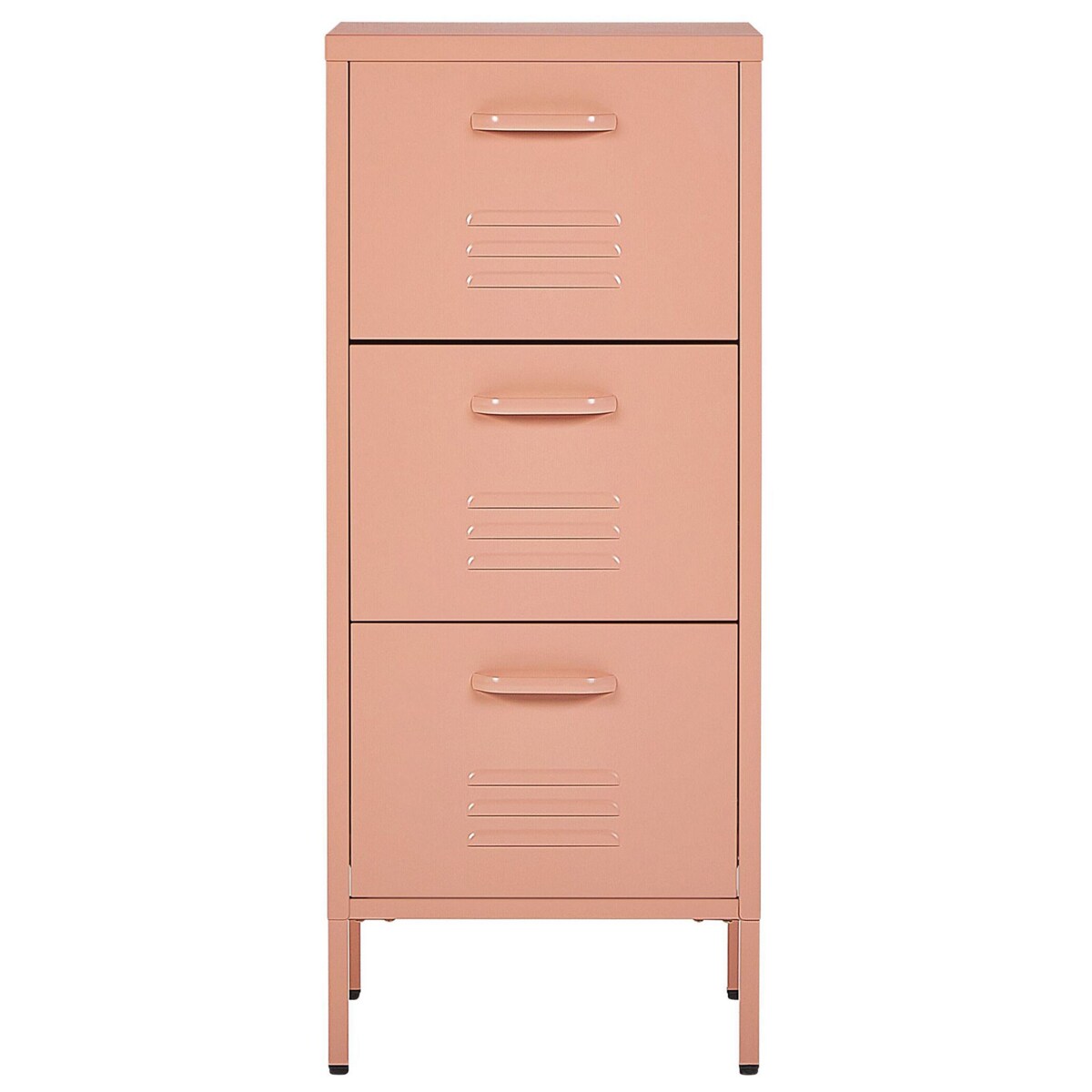 Szafka biurowa metalowa różowa WOSTOK