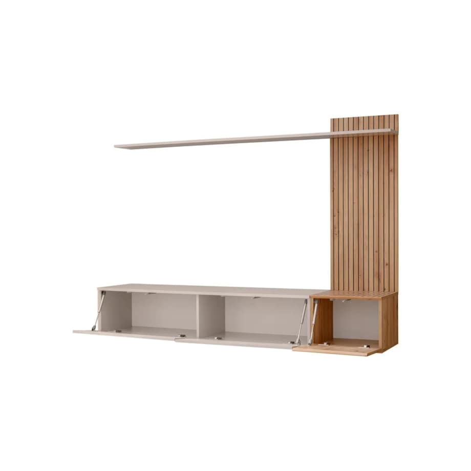 Meblościanka SOLO kaszmir/dąb artisan