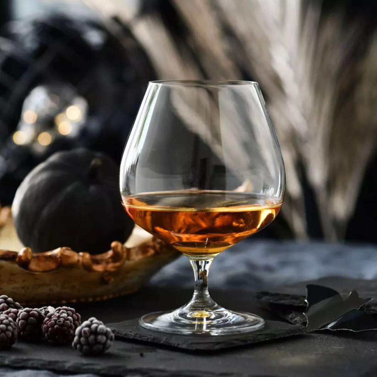 Duże Kieliszki 550 ml do Koniaku Brandy Harmony Krosno 6 sztuk Zestaw