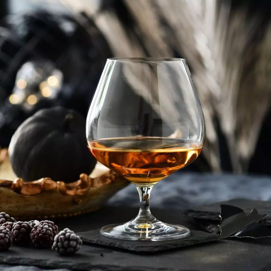 Duże Kieliszki 550 ml do Koniaku Brandy Harmony Krosno 6 sztuk Zestaw