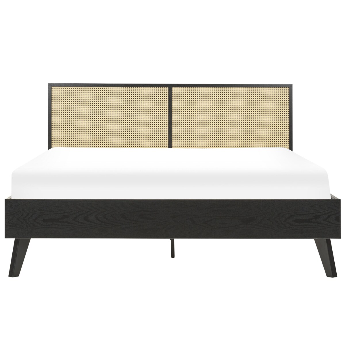 Łóżko 160 x 200 cm czarne MONPAZIER