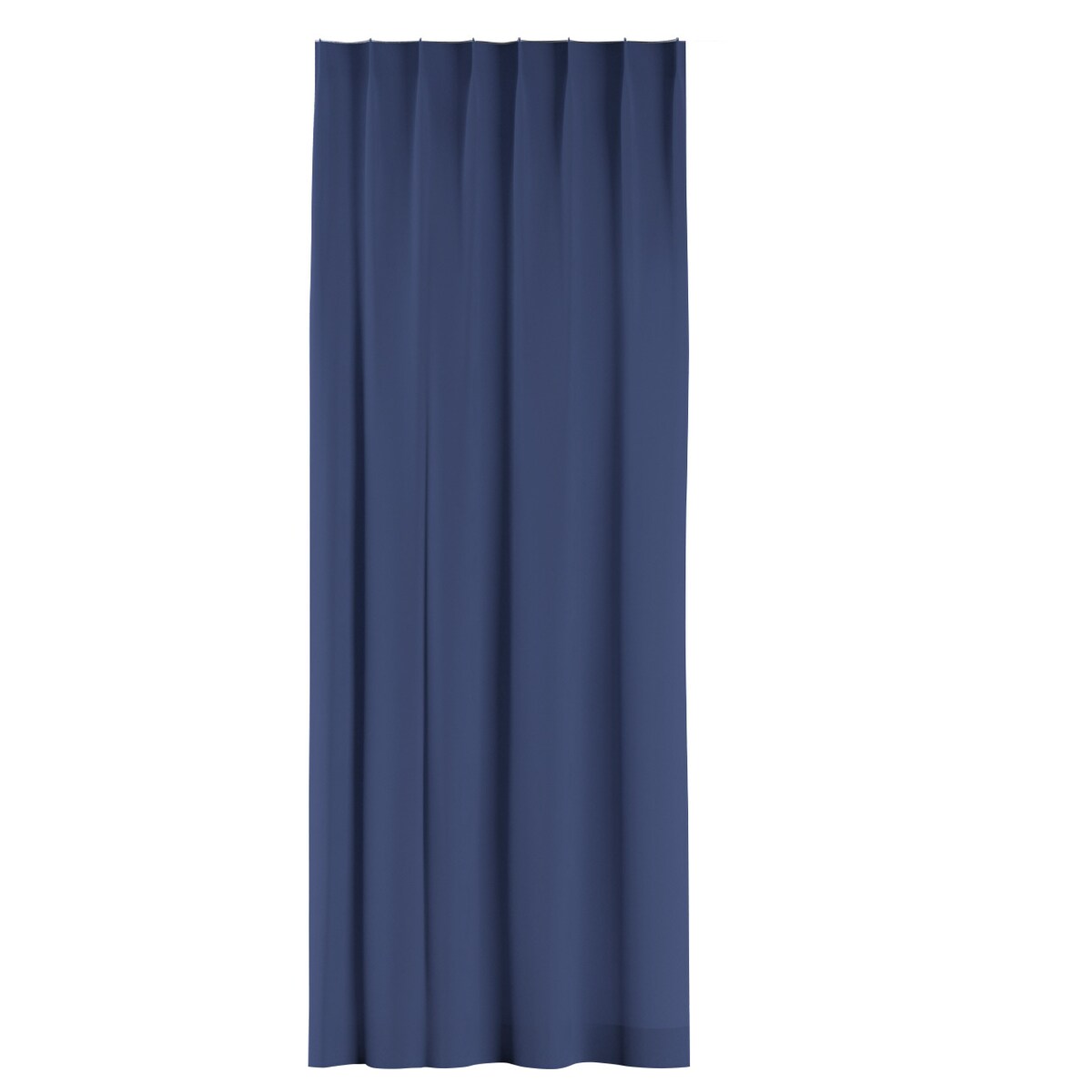 Zasłona na haczykach flex pojedynczych 130x245 granatowy