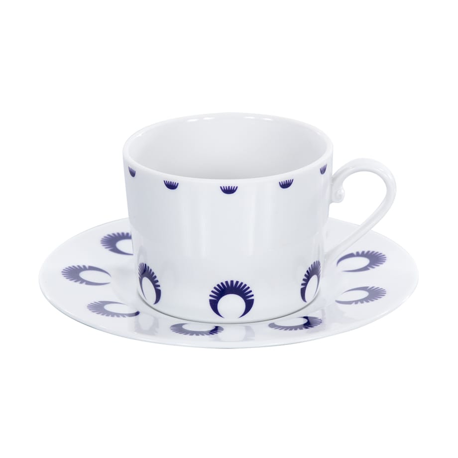 Zestaw obiadowo-kawowy dla 6 osób 30 el. Folk Fusion Polska G833